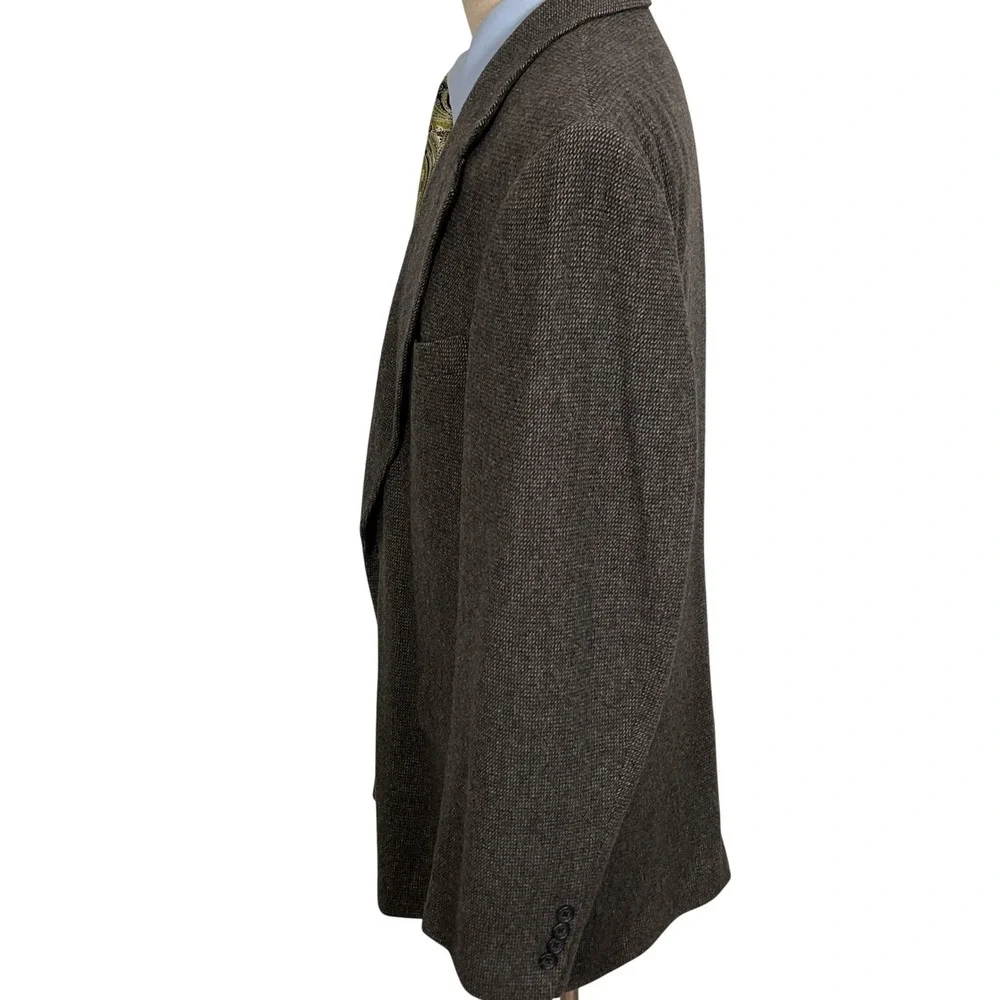 CRICKETEER Blazer 44L Mens‎ Brown Wool Camel Jacket Sport Coat